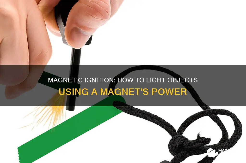 how to light something up using a magnet