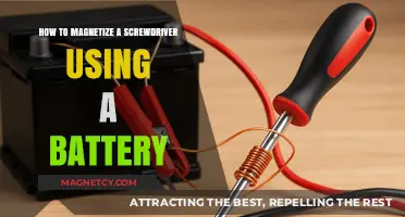 Magnetize Your Screwdriver: Simple Battery Hack for Easy DIY Repairs