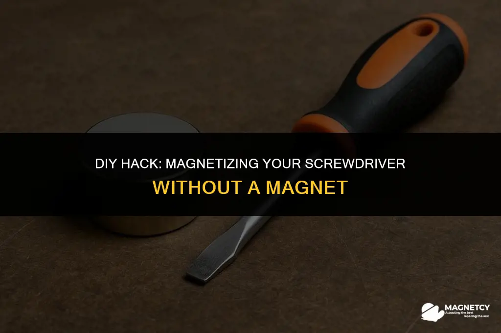 how to magnetize a screwdriver without a magnet