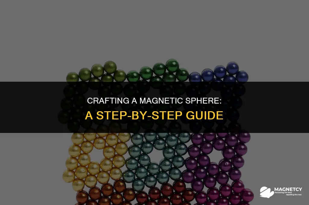 how to mak a spere out of magnets