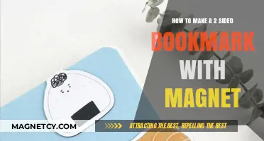 Crafting a Dual-Sided Magnetic Bookmark: A Simple DIY Guide