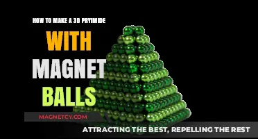 Crafting a 3D Pyramid with Magnetic Balls: A Step-by-Step Guide