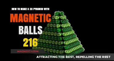 Crafting a 3D Pyramid with Magnetic Balls: A Step-by-Step Guide