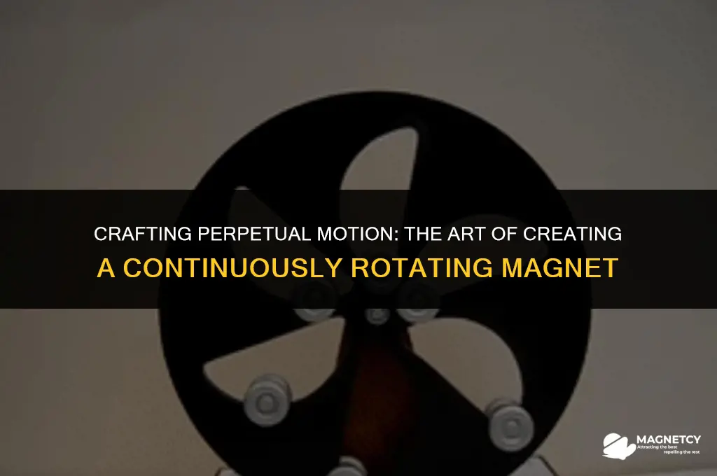 how to make a always rotating magnet