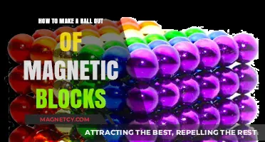 Crafting Creativity: Sculpting Spheres from Magnetic Blocks