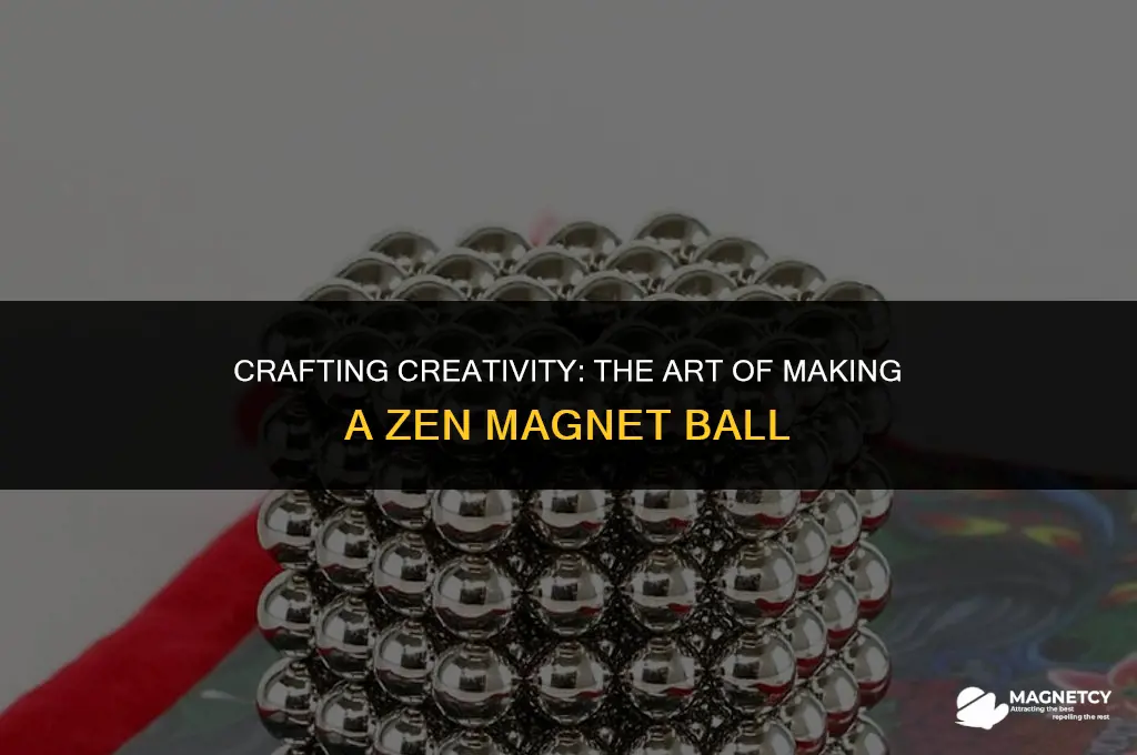 how to make a ball out of zen magnets