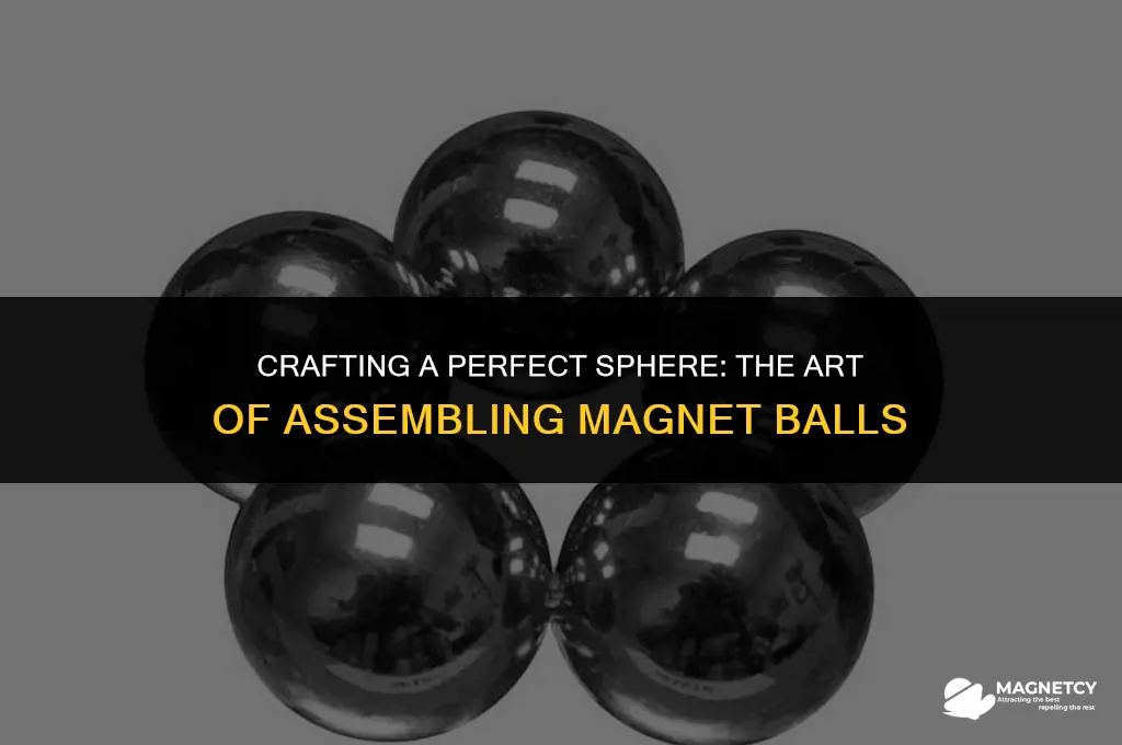 how to make a ball with 219 magnet balls