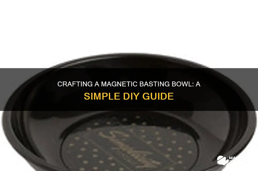 how to make a basting bowl using magnets