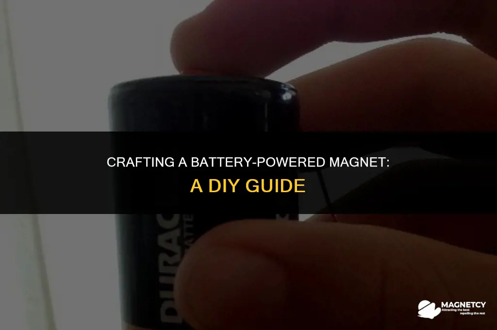 how to make a battery powered magnet