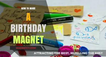 Crafting Memories: DIY Birthday Magnet Tutorial