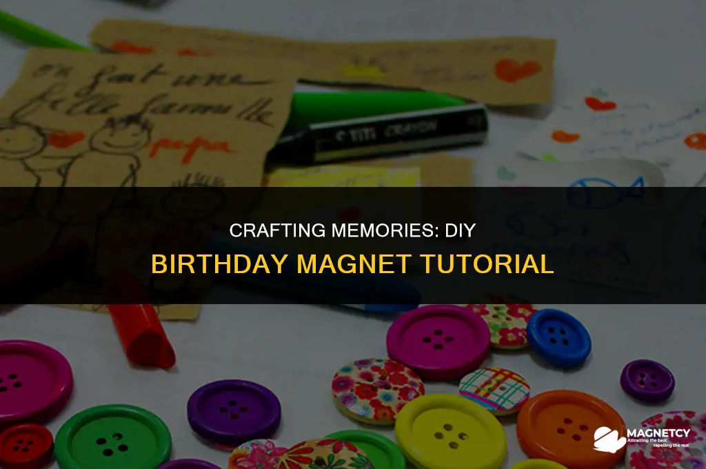 how to make a birthday magnet