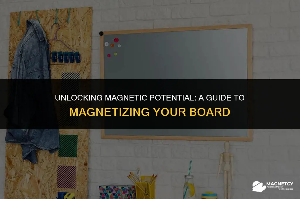 how to make a board magnetic