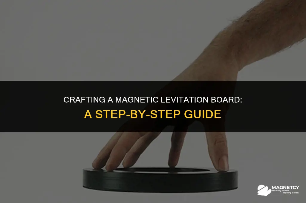 how to make a board with a magnetic ball float