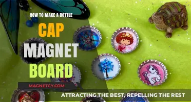 Crafting Creativity: DIY Bottle Cap Magnet Board Tutorial