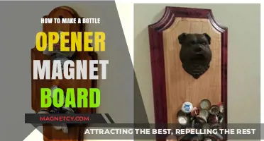 Crafting a Magnetic Bottle Opener Board: A DIY Guide