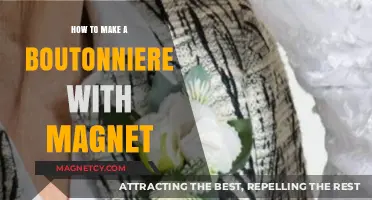 Crafting Elegance: How to Make a Magnetic Boutonniere