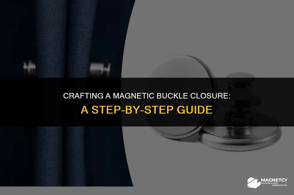 how to make a buckle closure with a magnetic
