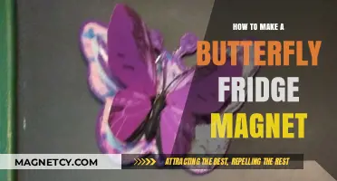 Crafting Delights: DIY Butterfly Fridge Magnet Tutorial