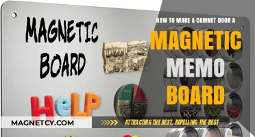 Transform Your Cabinet Door into a Magnetic Memo Board