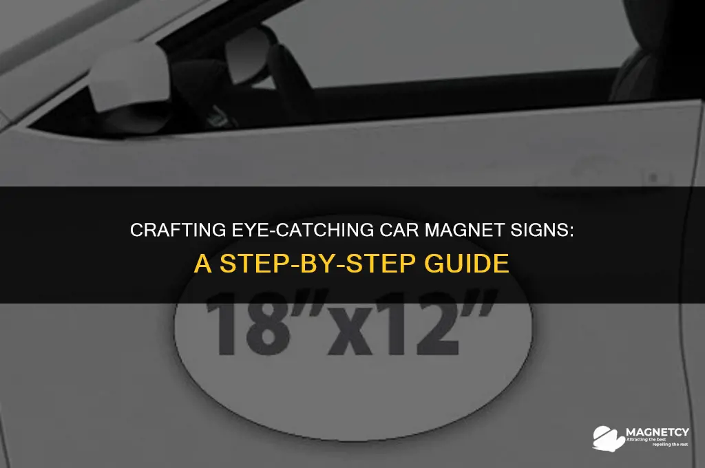 how to make a car magnet sign