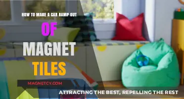 DIY Car Ramp: Creative Magnet Tile Construction for Kids