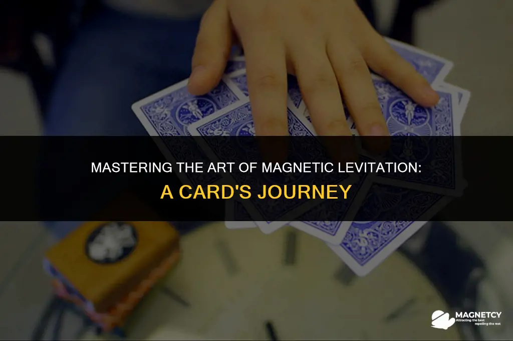 how to make a card levitate with magnets