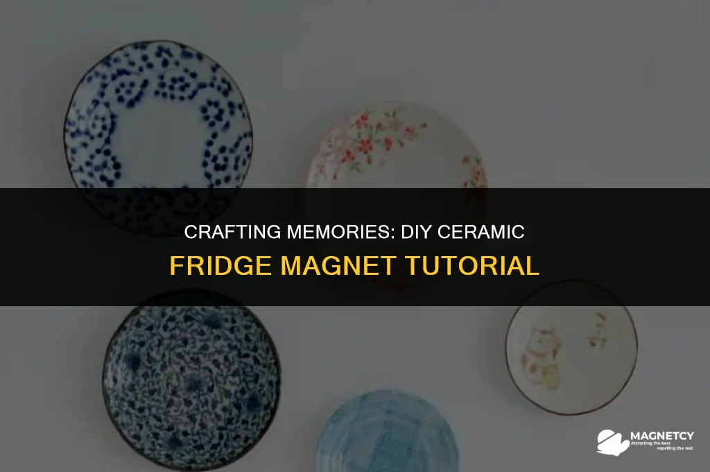 how to make a ceramic fridge magnet