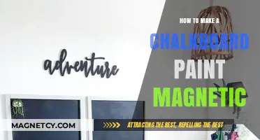 Unlocking Creativity: DIY Magnetic Chalkboard Paint Guide