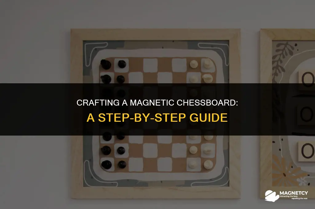 how to make a chessboard with a magnetic lock