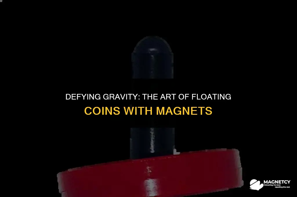 how to make a coin float with magnets