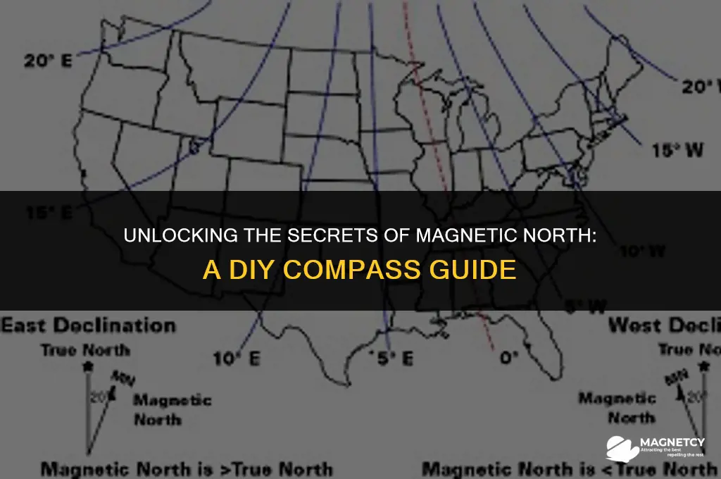 how to make a compass magnetic north