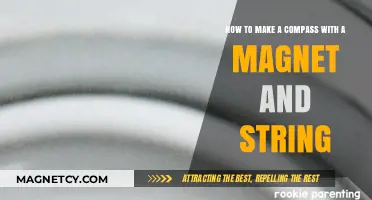 Crafting Directions: DIY Compass with Magnet and String
