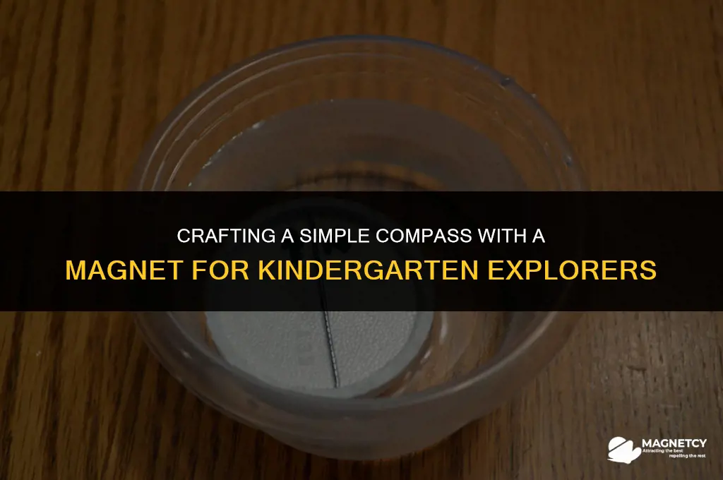 how to make a compass with a magnet kindergarten