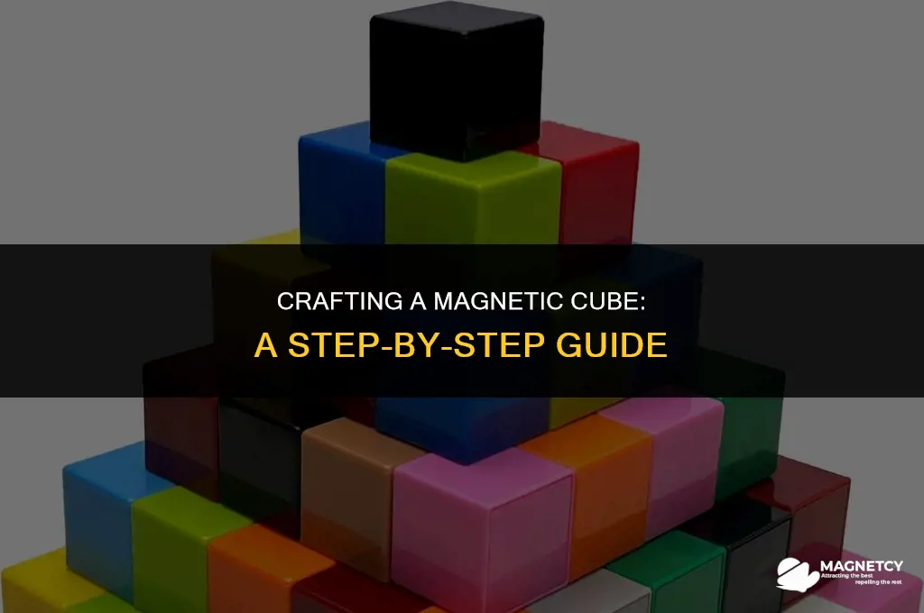 how to make a cube from magnetic balls