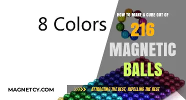 Crafting a Perfect Cube: The Art of 216 Magnetic Balls