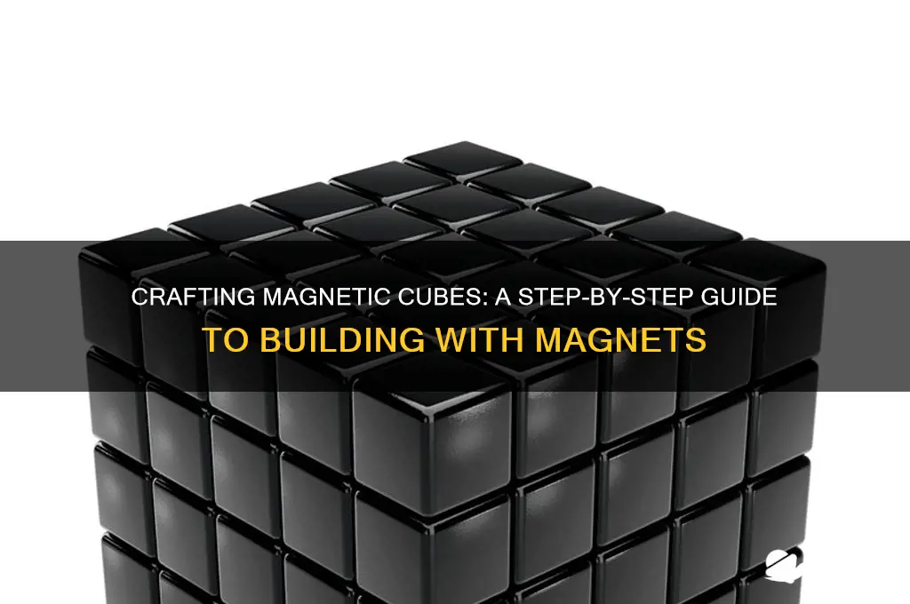 how to make a cube using magnets