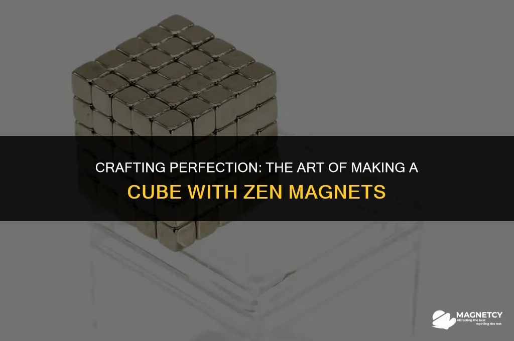 how to make a cube with zen magnets