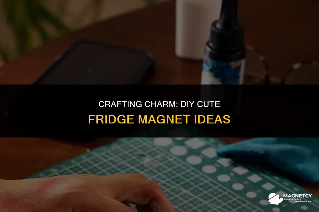 how to make a cute fridge magnet