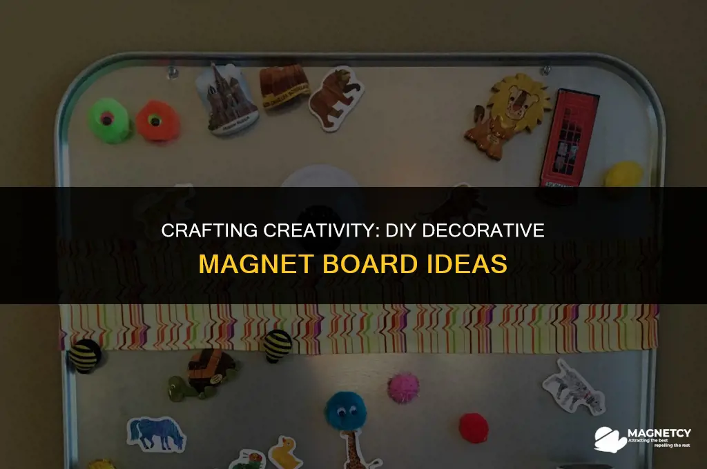 how to make a decorative magnet board