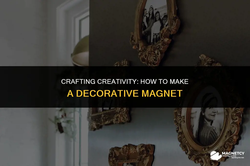 how to make a decreative magnet