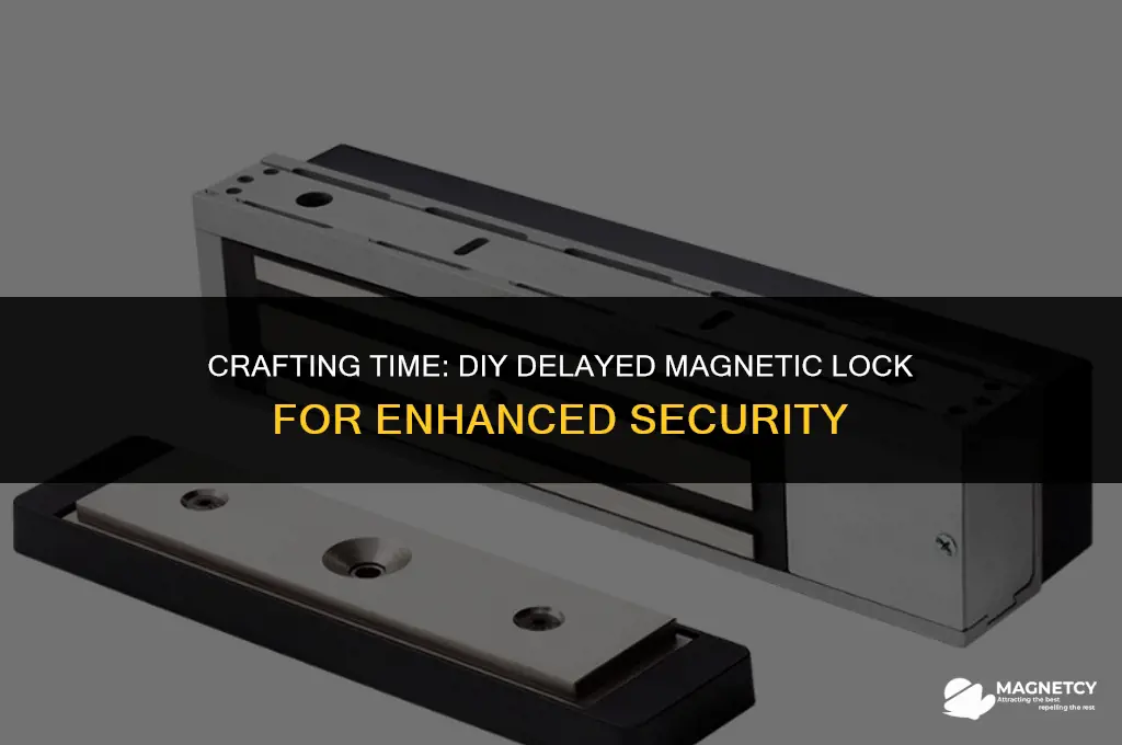 how to make a delay in a magnetic lock