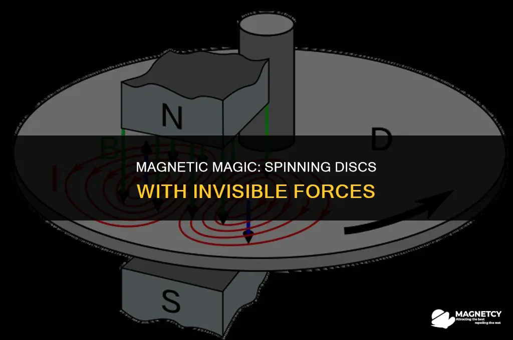 how to make a disc spin with magnets