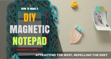 Crafting Convenience: DIY Magnetic Notepad for Home or Office