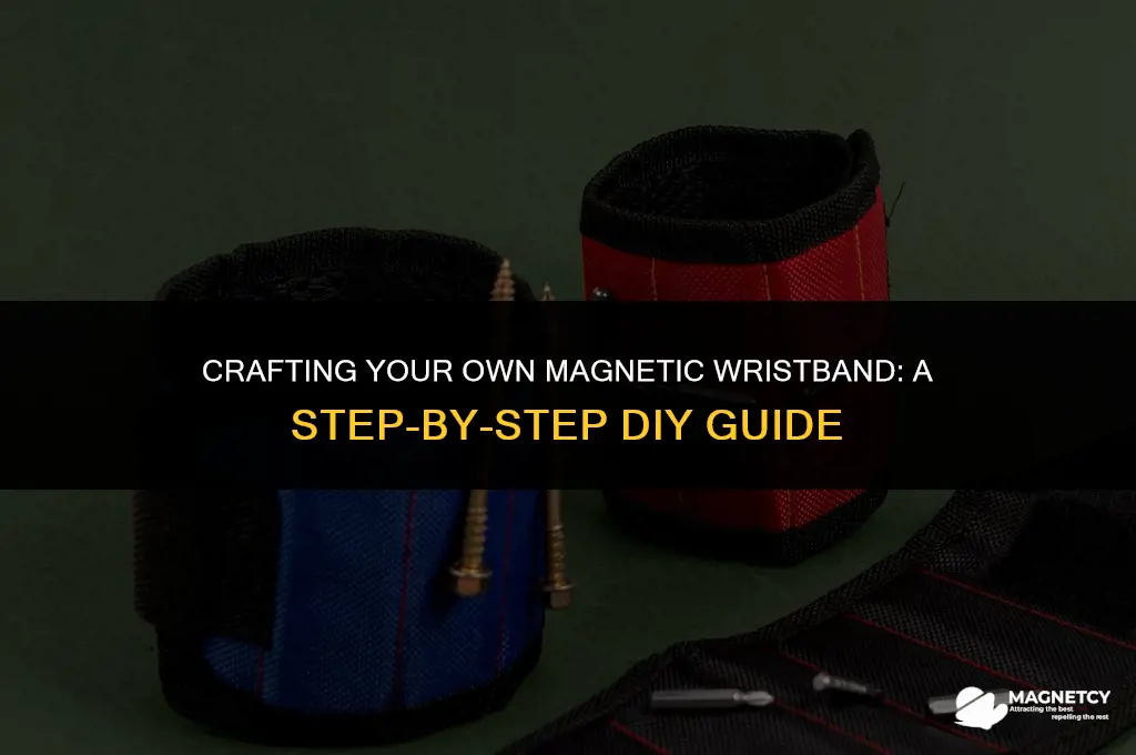 how to make a diy magnetic wristband