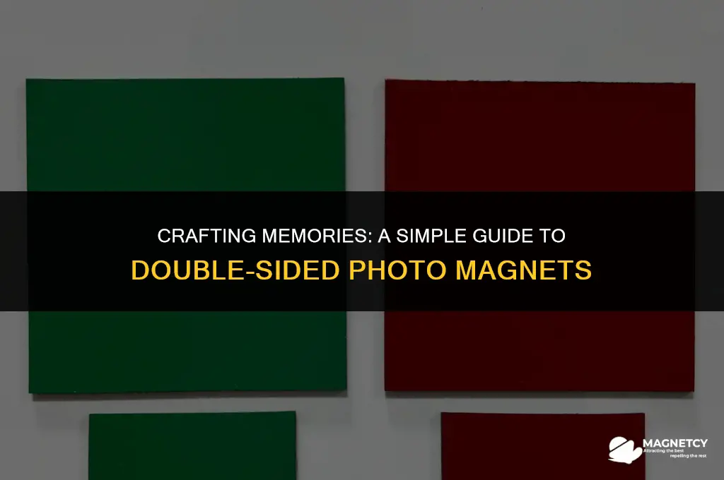 how to make a double sided photo magnet