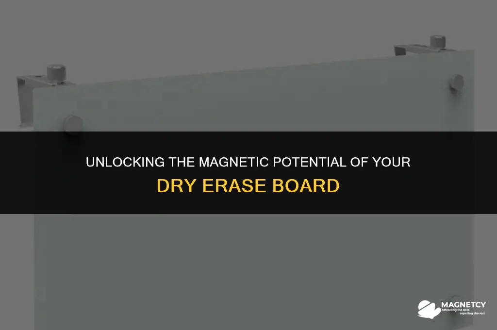 how to make a dry erase board magnetic