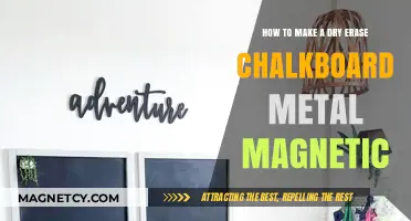 DIY Magnetic Chalkboard: Transform Any Surface with Dry-Erase Magic!
