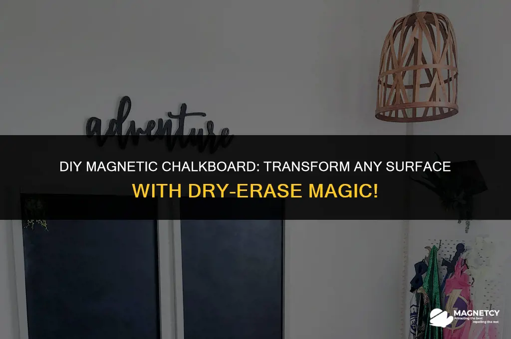 how to make a dry erase chalkboard metal magnetic