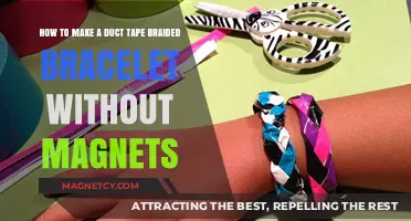 Crafting a Stylish Duct Tape Braided Bracelet: A Magnet-Free Tutorial