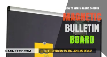 Crafting a Stylish Fabric-Covered Magnetic Bulletin Board